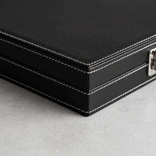 Juego de Mesa Backgammon Clásico 47 cm Elegante Estuche Cuero