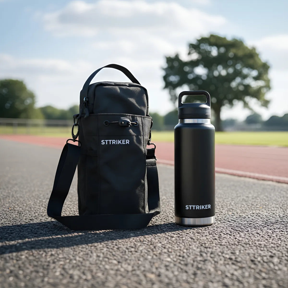 Termo Acero Inoxidable + Bolso Magnético | Perfecto para Gym, Oficina y Viajes