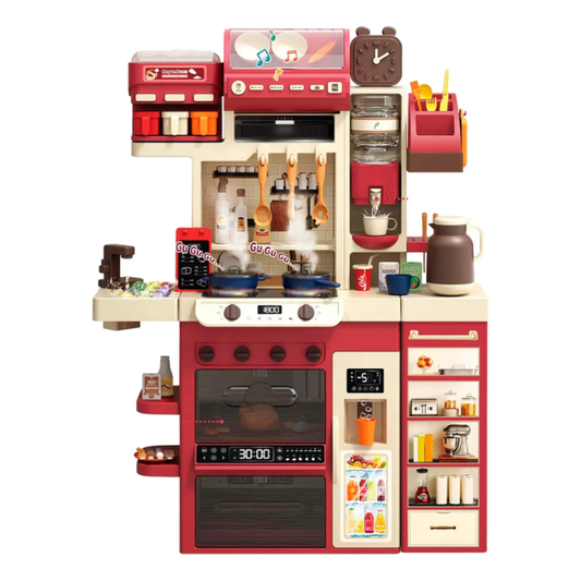 Cocina Infantil Gigante 122 cm ✨ | Luces, Sonido y Vapor 71 piezas 122 cms