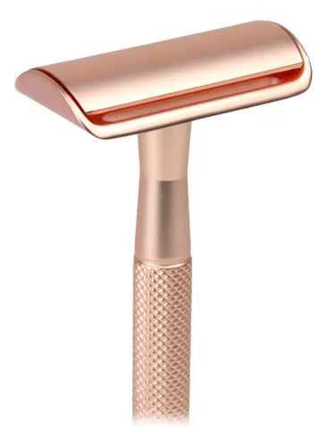 Máquina de Afeitar Clásica de Lujo con Base  + 5 Cuchillas Afeitado Preciso