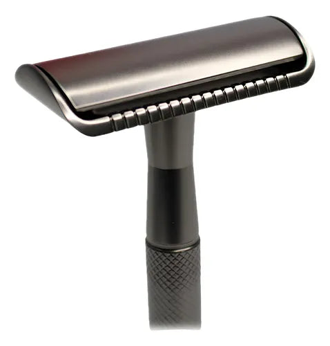 Máquina de Afeitar Clásica de Lujo con Base  + 5 Cuchillas Afeitado Preciso