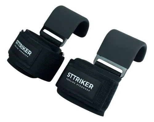 Kit X2 Straps con Gancho Metálico para Levantamiento Pesas