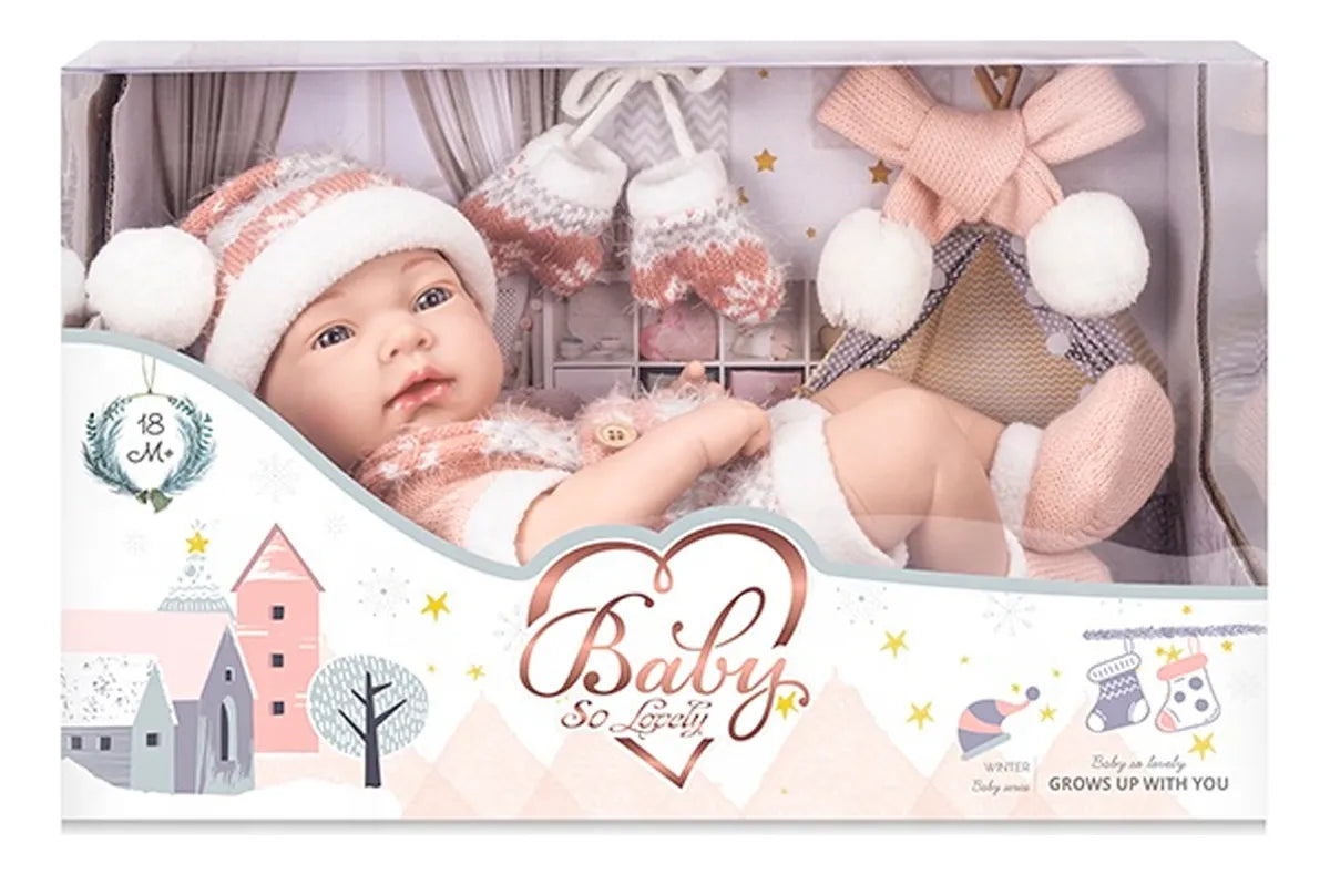 Muñeca Bebe Realista recien nacido niño o niña 40cms