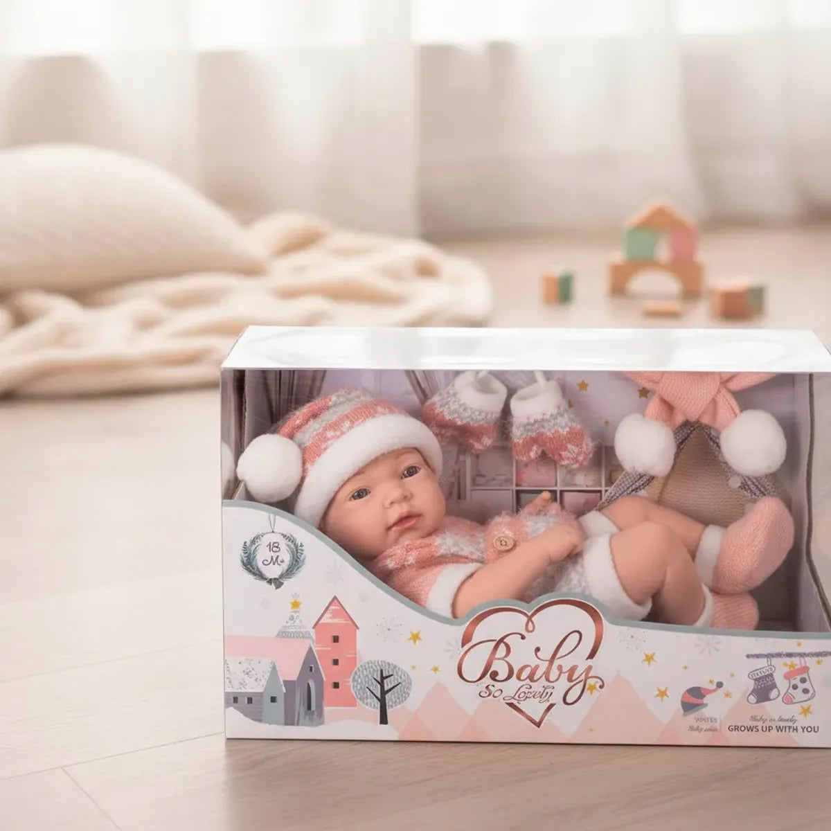 Muñeca Bebe Realista recien nacido niño o niña 40cms