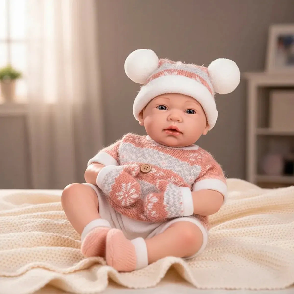 Muñeca Bebe Realista recien nacido niño o niña 40cms