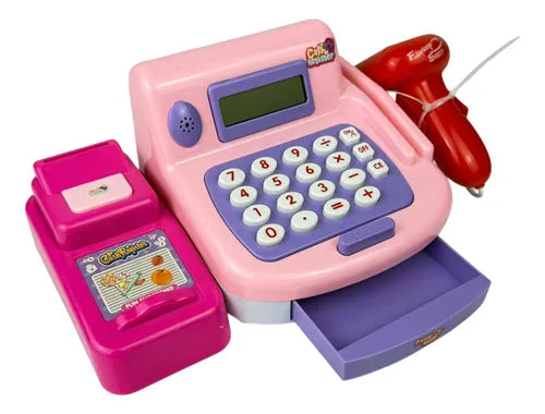 Caja Registradora Infantil con Pantalla Billetes  y Sonidos | Juego de Tienda