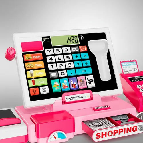 Caja Registradora Infantil con Calculadora y Tarjeta  Juguete Educativo
