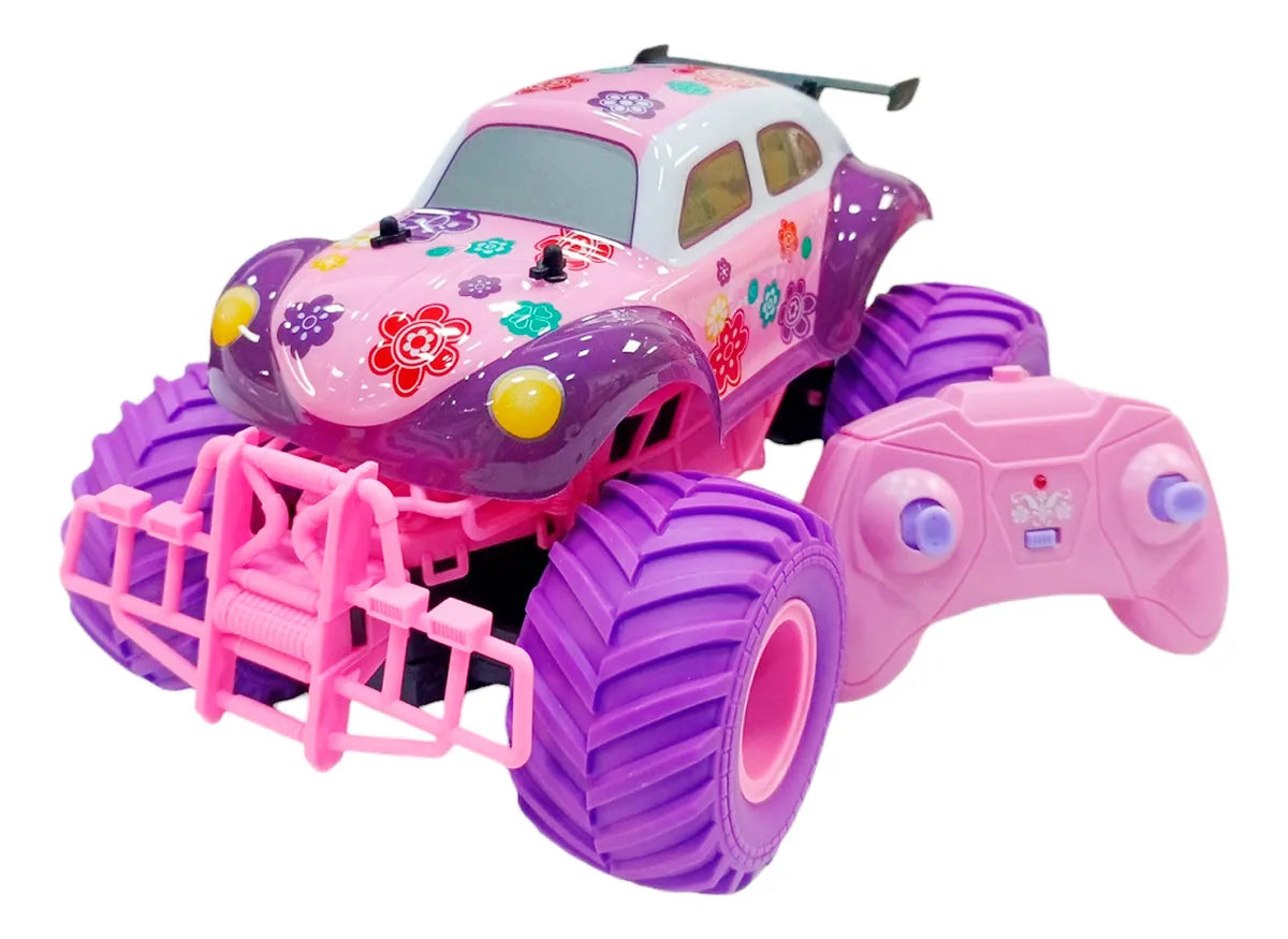 Carro Todoterreno a Control Remoto con Ruedas Grandes Recargable