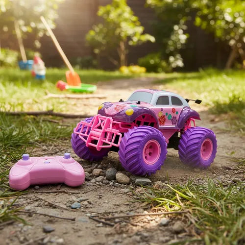 Carro Todoterreno a Control Remoto con Ruedas Grandes Recargable