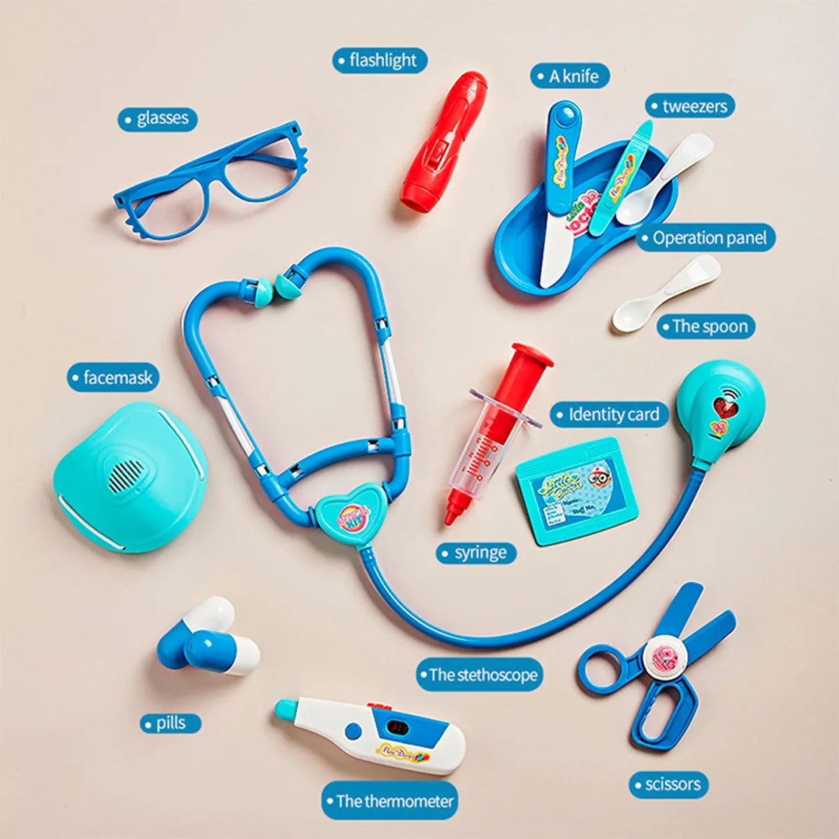 Juguete 2 en 1: Carro Médico y Mesa de Doctor