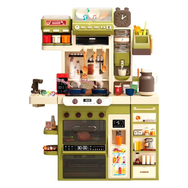 Cocina Infantil Gigante 122 cm ✨ | Luces, Sonido y Vapor 71 piezas 122 cms