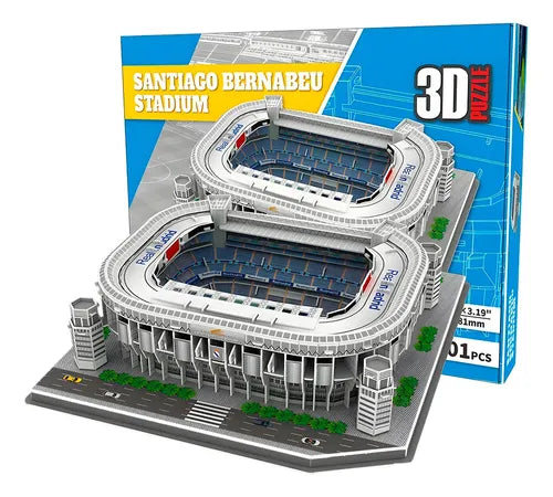 Rompecabezas 3D Juego Familiar  Estadio Santiago Bernabéu  Real Madrid