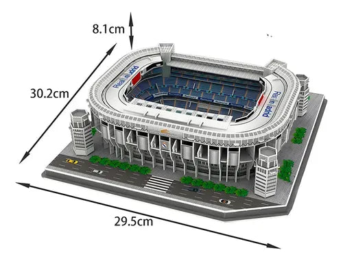 Rompecabezas 3D Juego Familiar  Estadio Santiago Bernabéu  Real Madrid