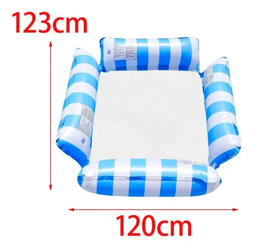 Flotador Hamaca Inflable  4 lados Silla Hamaca Piscina Adultos