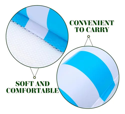 Flotador Hamaca Inflable  4 lados Silla Hamaca Piscina Adultos