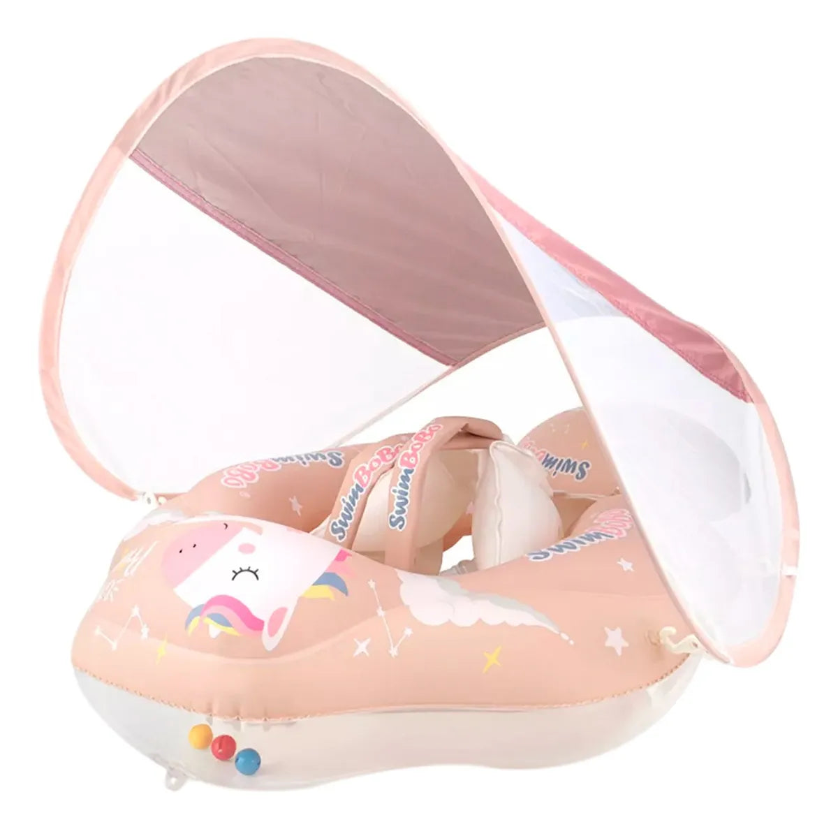 Flotador para Bebé con Techo  Entrenador de Natación Seguro