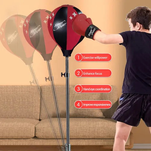 Kit de Boxeo Infantil con Pera Loca y Guantes  Energía y Diversión