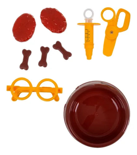 Kit Veterinaria Infantil con Guacal 🐶  Juego de Doctor para Mascotas