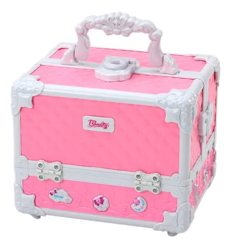 Neceser kit de Maquillaje para Niñas 49 Piezas 🎀  Lavable y Seguro