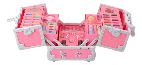 Neceser kit de Maquillaje para Niñas 49 Piezas 🎀  Lavable y Seguro