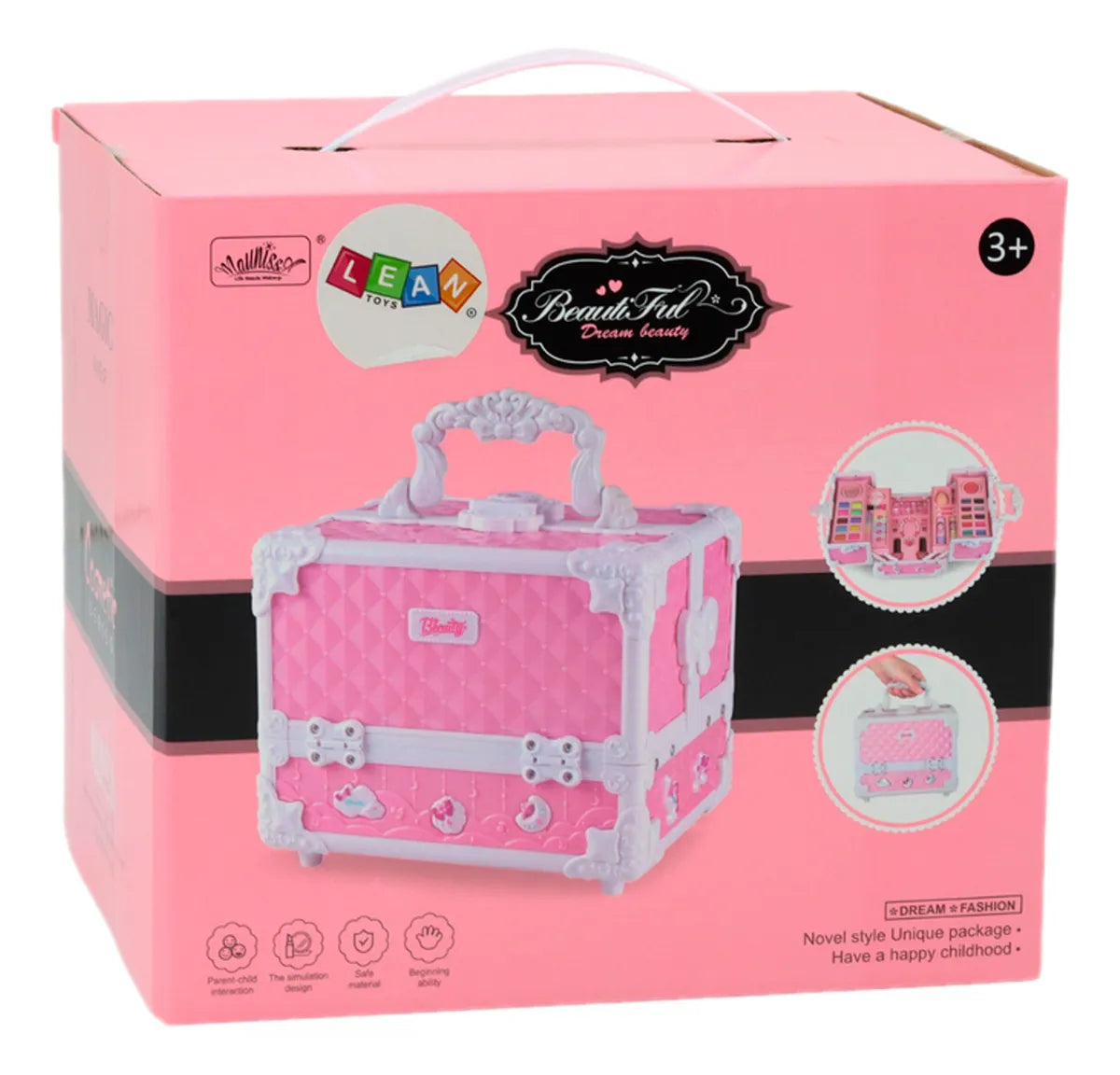 Neceser kit de Maquillaje para Niñas 49 Piezas 🎀  Lavable y Seguro