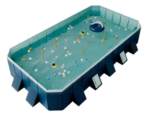 Piscina Plegable Multiuso 160×120×47 cm  Ideal para Toda la Familia