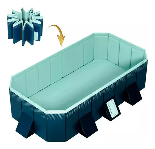 Piscina Plegable Multiuso 160×120×47 cm  Ideal para Toda la Familia