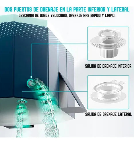 Piscina Plegable Multiuso 160×120×47 cm  Ideal para Toda la Familia