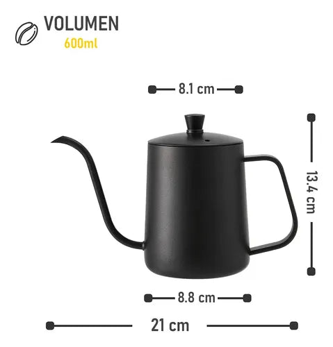 Set X5 Cafetera de Lujo V60 Molino Servidor 40 Filtros