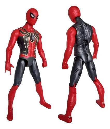 Guante Spiderman Lanza Dardos + Muñeco 17 cm Juguete de Acción