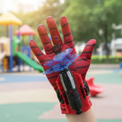 Guante Spiderman Lanza Dardos + Muñeco 17 cm Juguete de Acción