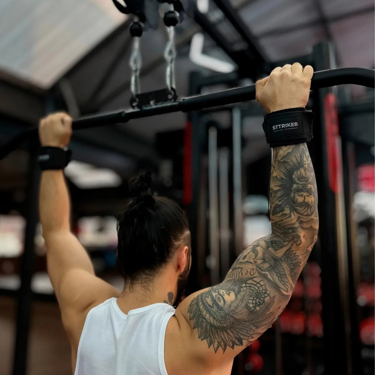 Kit X2 Straps con Gancho Metálico para Levantamiento Pesas